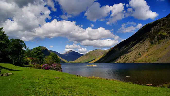 Uno de los hermosos paisajes del Parque Lake District