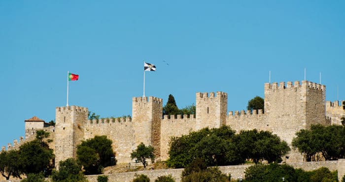 Vista del Castillo de San Jorge