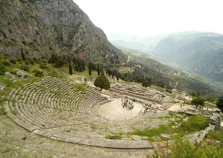 Ruinas del Teatro de Delphi