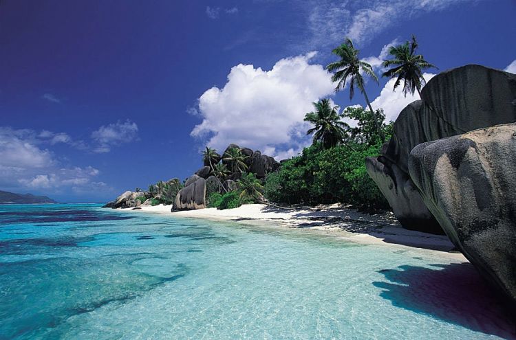 Anse Source D'Argent en las Islas Seychelles