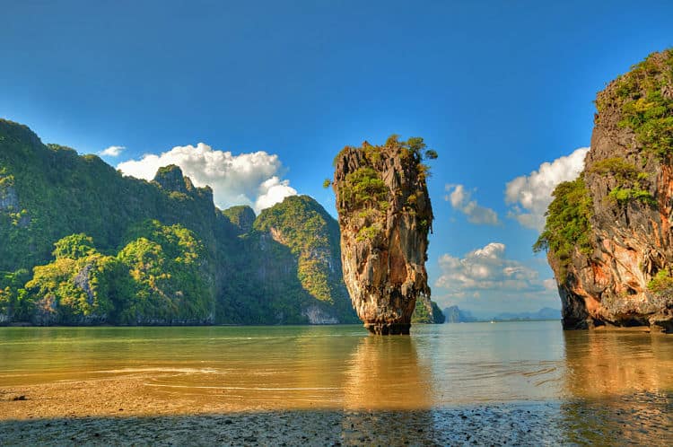 Bahía de Phang Nga. Tailandia